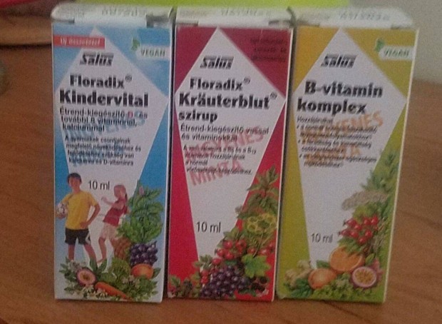 j Salus Krauterblut szirup + B-vitamin komplex 10 ml Akci