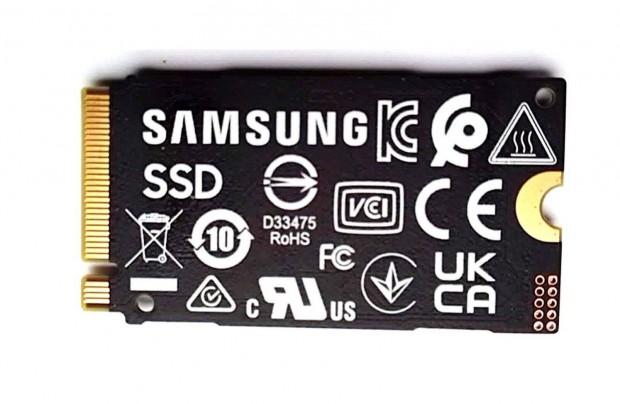 Új Samsung 256 GB, M.2 Nvme, Pcie SSD meghajtó - Méret: 2242