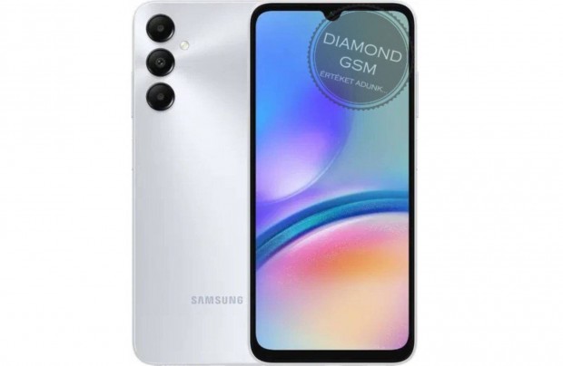 Új Samsung A057G Galaxy A05s LTE 128GB Dual, Ezüst