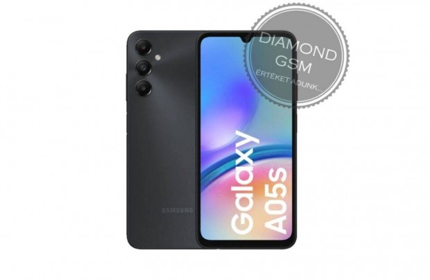 j Samsung A057G Galaxy A05s LTE 64GB Dual, Fekete sznben