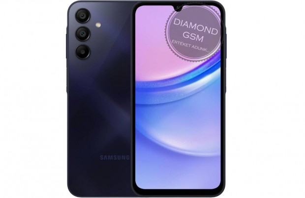 j Samsung A155F Galaxy A15 LTE 128GB Dual Kkesfekete sznben,