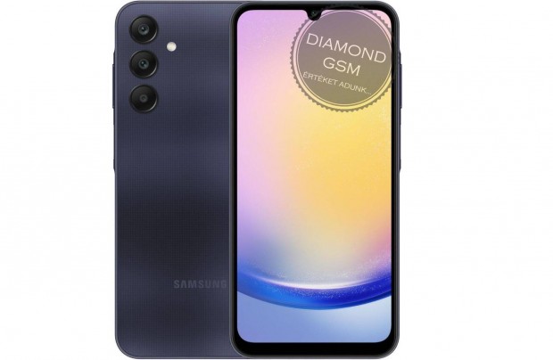 j Samsung A256B Galaxy A25 128GB 5G Dual, Fekete