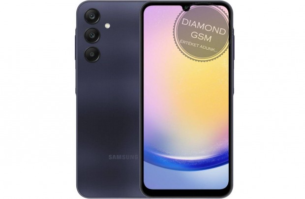 j Samsung A256B Galaxy A25 128GB 5G Dual, Fekete sznben