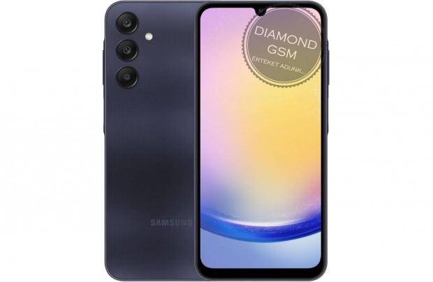 j Samsung A256B Galaxy A25 128GB 5G Dual, Fekete sznben,