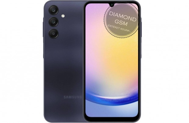 j Samsung A256B Galaxy A25 128GB 5G Dual, Fekete sznben,