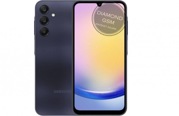 j Samsung A256B Galaxy A25 128GB 5G Dual, Fekete sznben,