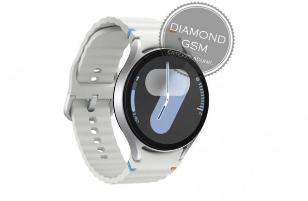 Új Samsung Galaxy L310 Watch7 44mm Ezüst színben, gyári