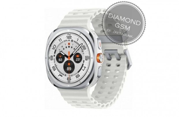 Új Samsung Galaxy L705 Watch Ultra 47mm LTE, Fehér színben,