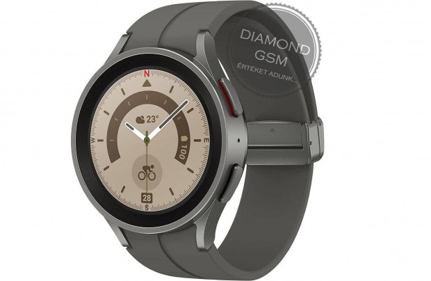 j Samsung Galaxy SM-R920 Watch5 Pro 45mm Titnium Szrke