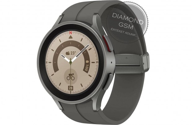 j Samsung Galaxy SM-R920 Watch5 Pro 45mm Titnium Szrke