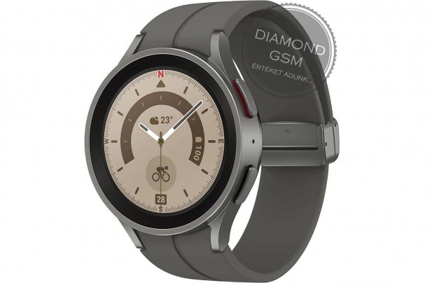 j Samsung Galaxy SM-R920 Watch5 Pro 45mm Titnium Szrke