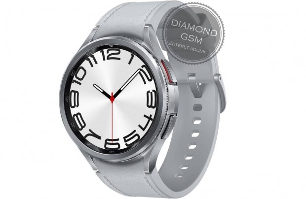 Új Samsung Galaxy SM-R960 Watch6 Classic 47mm Ezüst
