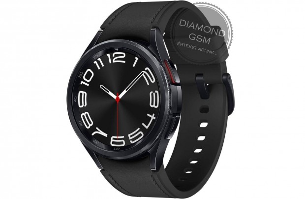 Új Samsung Galaxy SM-R965 Watch6 Classic LTE 47mm Grafit