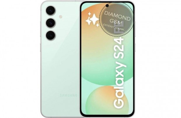 Új Samsung S721 Galaxy S24 FE 5G 128GB Dual, Zöld színben,
