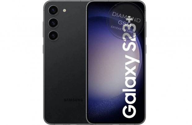 j Samsung S916 Galaxy S23+ 5G 256 GB Dual, Fekete sznben,
