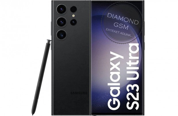 j Samsung S918 Galaxy S23 Ultra 5G 256 GB Dual, Fekete