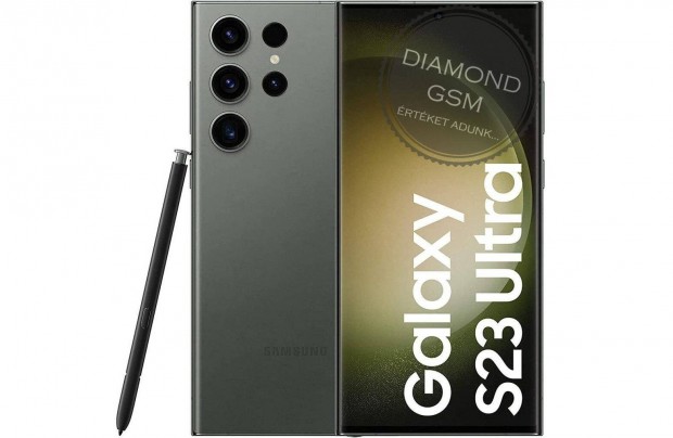 j Samsung S918 Galaxy S23 Ultra 5G 256 GB Dual, Zld