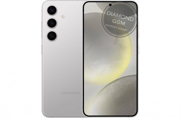 Új Samsung S921B/DS S24 5G 128GB 8GB Dual Marble Szürke