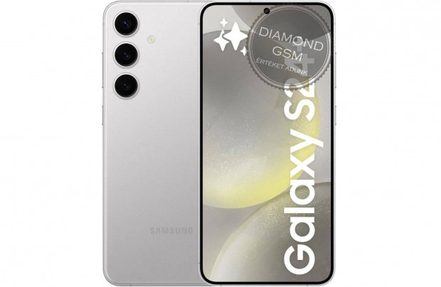 j Samsung S921B/DS S24 5G 128GB 8GB Dual, Mrvnyszrke sznben, gyr