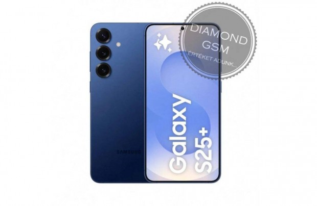 Új Samsung S936B/DS S25+ 5G 256GB 12GB Dual, Tengerészkék