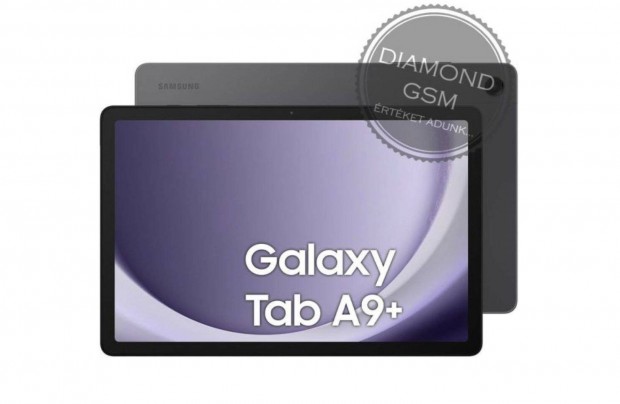 Új Samsung X210 Galaxy TAB A9+ 64GB WiFi, Grafit Szürke színben,