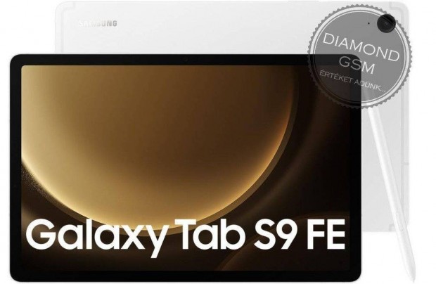 Új Samsung X510 Galaxy Tab S9 FE 10.9 128GB 6GB WiFi, Ezüst