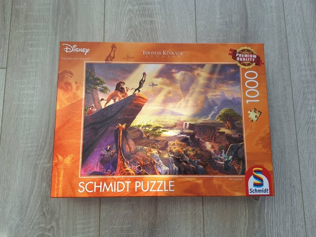 j Schmidt Disney 1000db-os Thomas Kinkade Oroszlnkirly puzzle