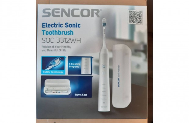 j Sencor SOC 3312WH elektromos sznikus felntt fogkefe