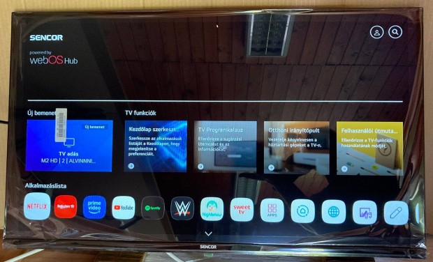 j Sencor / LG 32" 81 cm HD Smart led tv