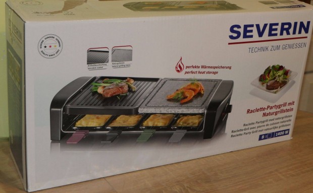 j Severin RG9645 elektromos grill grillst 1400W 8 szemlyes