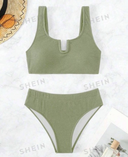 j Shein bikini egyszn khaki M