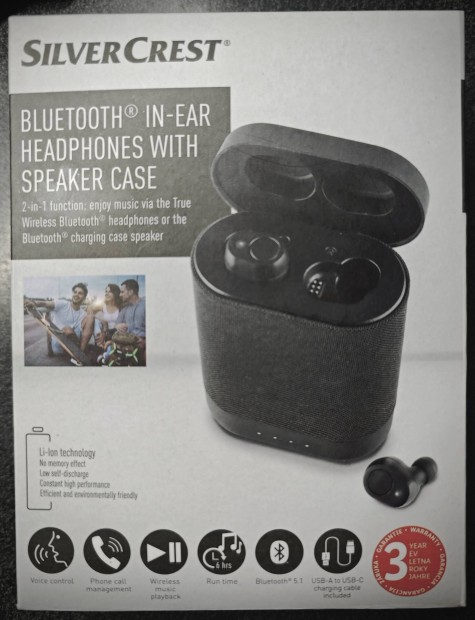 j Silvercrest (Lidl) Bluetooth earbuds flhallgat & hangszr