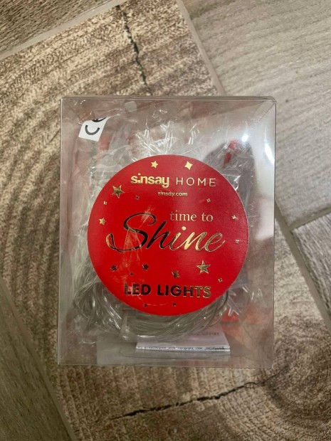 Új Sinsay Home 20 LED-es Karácsonyi Világitás Hópihe Formájú Fényfüzér