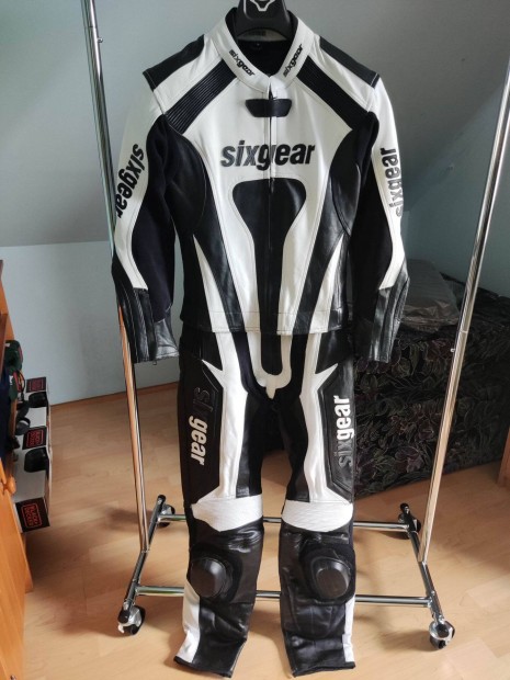 Új Sixgear Lady motoros bőrruha L-es méretben