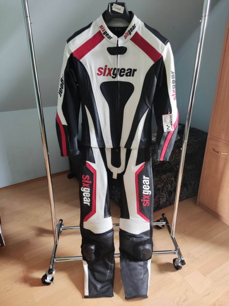Új Sixgear Lady motoros bőrruha XL-es méretben