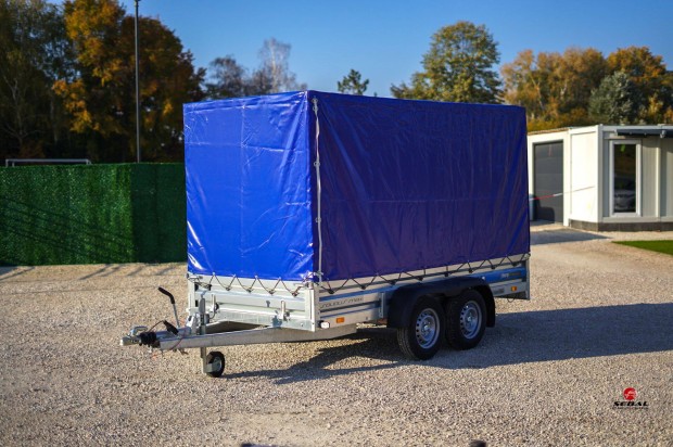 Új Solidus Max263 (1500 kg) ponyvás utánfutó rendszámmal 1.507.000 Ft
