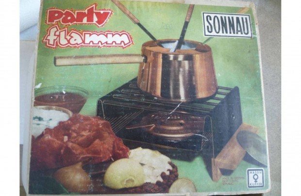 j Sonnau party grill rz ednnyel,tartozkokkal
