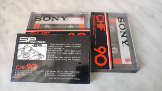 j Sony CHF 90 magnkazetta csomagolt 70'es vekbl elad