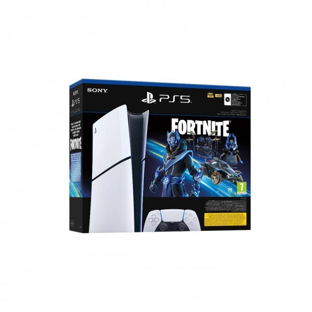 Új Sony Playstation 5 Slim Digital Edition Fortnite 2 év garancia