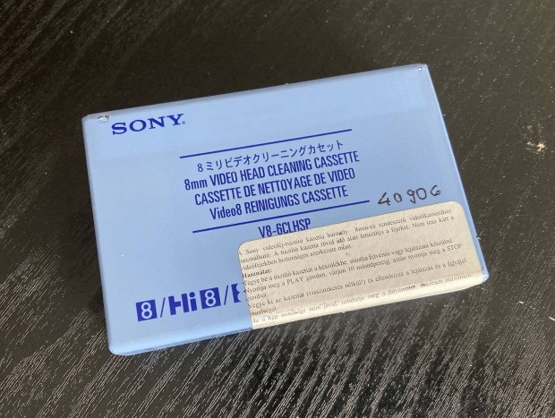 j Sony videofej-tisztt kazetta brmely 8 mm-es videokamerhoz