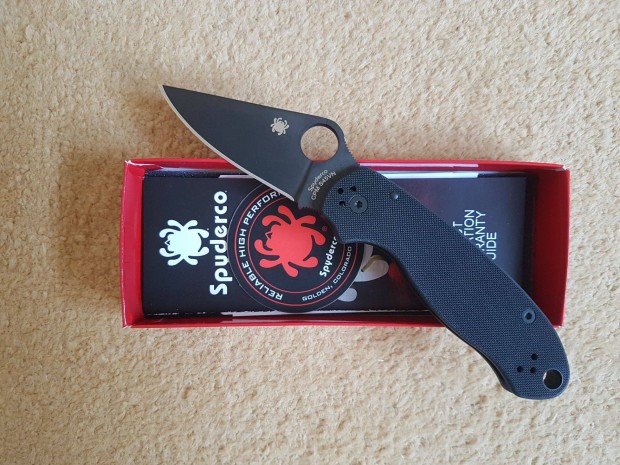 j Spyderco Para 3 Black zsebks elad!