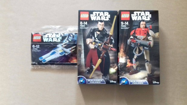 j Star Wars LEGO 75524 Chirrut + 75525 Baze + 30496 U-wing Fox.azrba