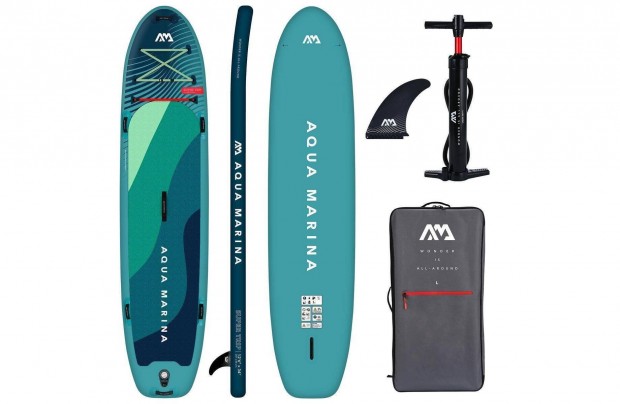 Új Super Trip 12'6" SUP deszka - Családi All-around iSUP, 3.81m/15cm