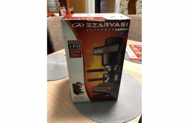 j Szarvasi SZV-612/3 Mini Espresso kvfz, zld elad !!