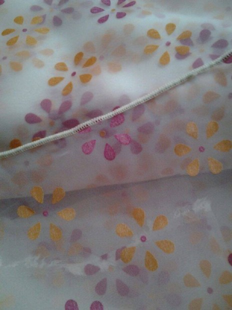 j Sznes Organza Fggny lomzsinrral (8x2,95m)