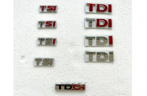j TDI TSI TDCI JEL Logo Emblma Felirat Matrica