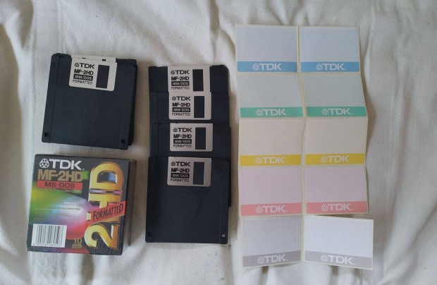 Új TDK floppy, floppyk, darabra is