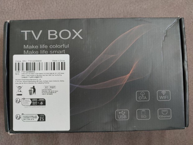 Uj TV Box android 10 2/16 Gb