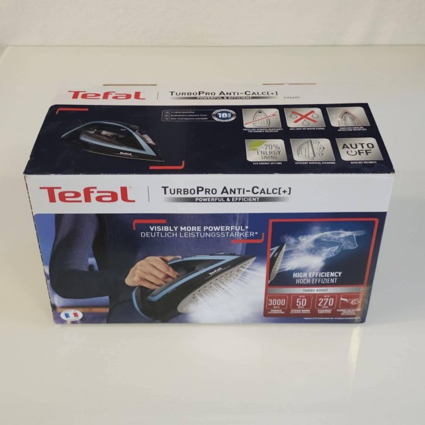 j Tefal Turbo Pro FV5695E1 kk/fekete gzls vasal