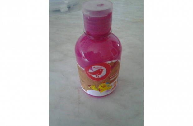 Új Tempera festék Pink Ciklámen Rózsaszín 250 ml